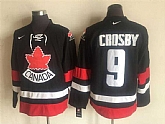 Team Canada Olympic #9 Crosby Black Nike Stitched NHL Jersey,baseball caps,new era cap wholesale,wholesale hats